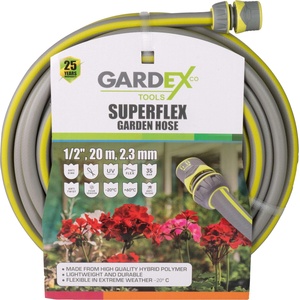 Gardex Tools Маркуч градински SUPERFLEX 1/2", 20m, 2.3mm GX