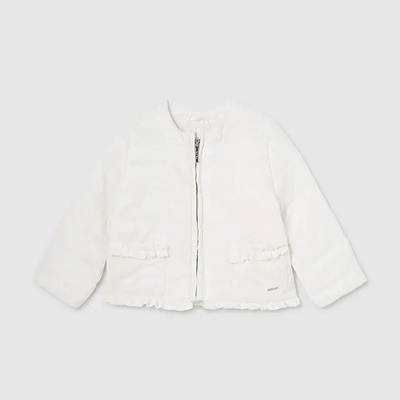 MAYORAL Меко яке против вятър в бяло за бебе момиче Mayoral