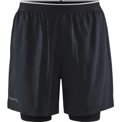 Craft ADV ESSENCE PERFORATED 2-IN-1 STRETCH shorts čierne