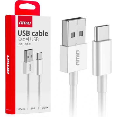 AMIO Kabel USB-A USB-C 2A 100cm | Zboží Auto