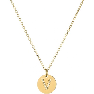 HARAHU Колие Абецеда - v / Златна kp21227 (21227)