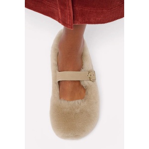 Birkenstock балеринки от кожа Santa Clarita Shearling - answear - 430,09 лв