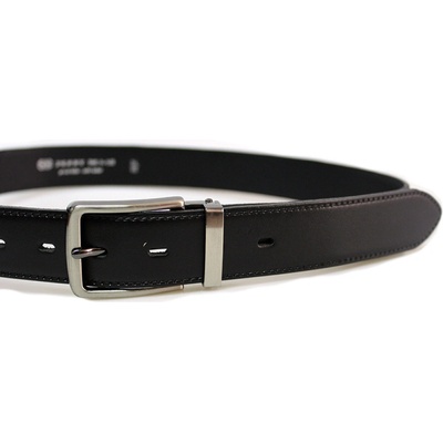 Belts 35-020-2 pánský kožený pásek černý