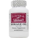 Ecological Formulas Borage Oil GLA-240, 60 софтгел капсули, Ecological Formulas (13113 (BORAGE) EF)