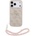 GUESS Калъф Guess PU 4G Metal Logo Strap Case за iPhone 17 Pro Max, розов (GUHCP17XP4GMGSP)