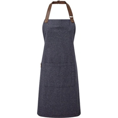 Premier Workwear Pracovná zástera s vreckom za krk PR144 Navy Pantone 2766 72 x 86 cm