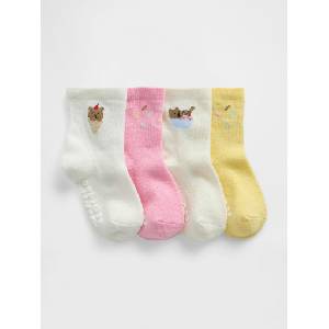GAP Бебешки чорапи, 4 чифта GAP GAP | Mnogotsveten | Момичешки | 2-3 години