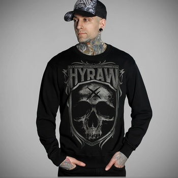 HYRAW мъжки суичър hyraw - skull blazon - 252sw01