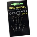 Korda Obratlíky Ring Swivels veľ.8 8 ks