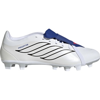 Adidas Мъжки футболни бутонки Adidas Mens adidas Predator Fold-Over Tongue Club Firm Ground Football Boots - White/Blue