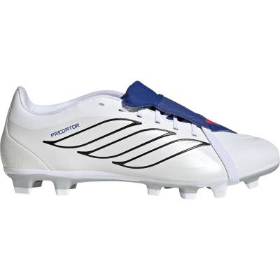 Adidas Мъжки футболни бутонки Adidas Mens adidas Predator Fold-Over Tongue Club Firm Ground Football Boots - White/Blue