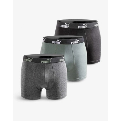 PUMA 3-Packs Boxer Shorts Green/Black