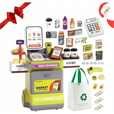 Kruzzel 22374 Dětský supermarket obchod s doplňky – Zboží Dáma