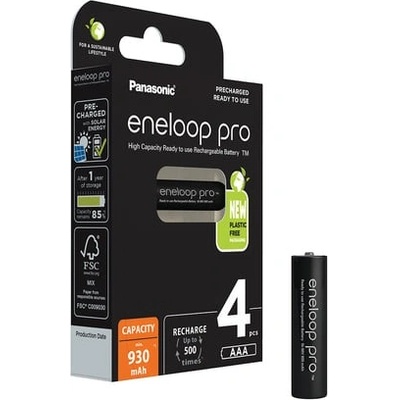 Panasonic Panasonic Eneloop Pro батерия AAA, 4 бр (8014667)