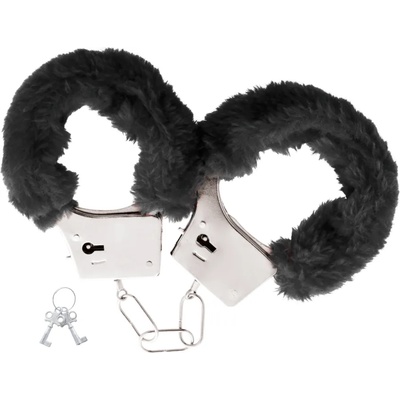 DARKNESS Метални белезници с пухкава подплата darkness