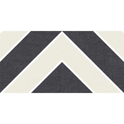 Výprodej Dekorační látky, OXY Zig Zag, tmavě šedý, 150 cm 150 x 145 cm