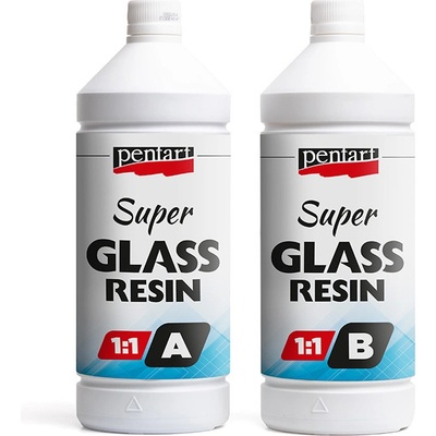 Číra živica Super Glass Pentart 1:1 1000 ml