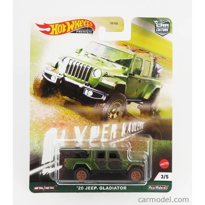 Mattel hot wheels Jeep Gladiator Pick-up Truck 2020 Tmavě Zelená 1:64
