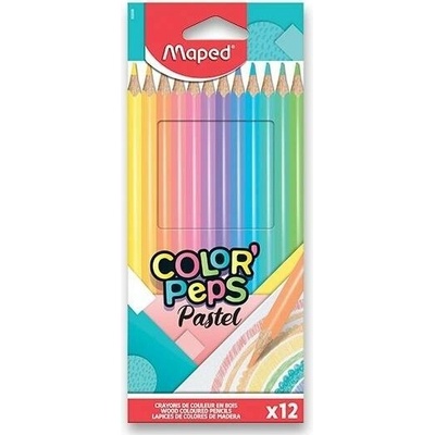 Maped Color' Peps Pastel pastelky 12 farieb 832069