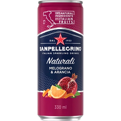 San Pellegrino Limonáda granátové jablko + pomeranč 330 ml