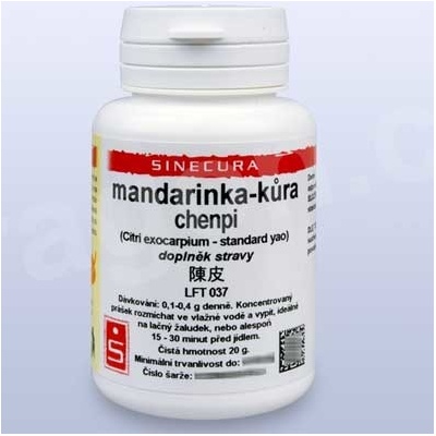 Sinecura Mandarinka-kůra chenpi 20 g instantní prášok