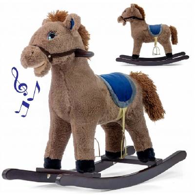 Hojdací Koník so zvukom - hnedý