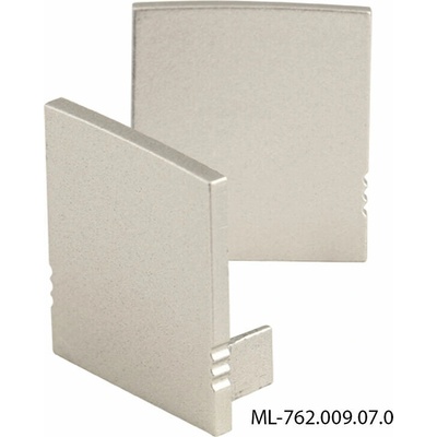 ML-762.009.07.0 Koncovka bez otvoru pro ZN, stříbrná barva, 1 ks