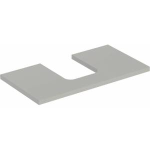 Geberit Плот за мивка Geberit One с централен изрез 90 см, матово сиво (505.273.00.7)