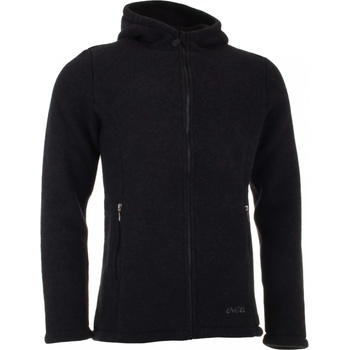 Engel Мъжко вълнено яке Engel Hooded Jacket Wool jacket - Schwarz Melange - размер 44 (EU) (005-1635-0211)