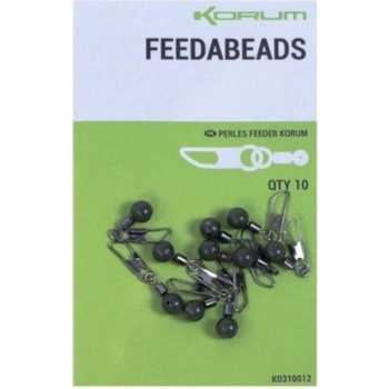 Korum Prejazd na Plavák s Karabinou Feedabeads 10ks