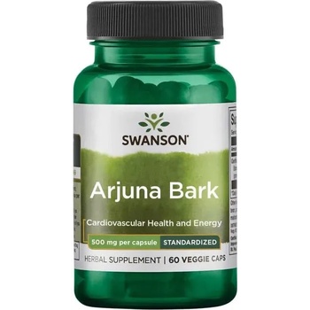 Swanson Arjuna, 500 mg, 60 растителни капсули, Swanson (SWH199)