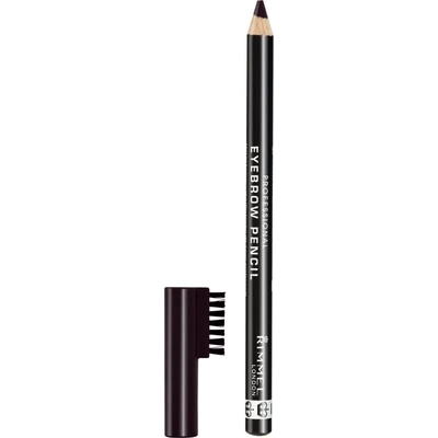 Rimmel Professional молив за вежди цвят 004 BLACK BROWN 1.4 гр