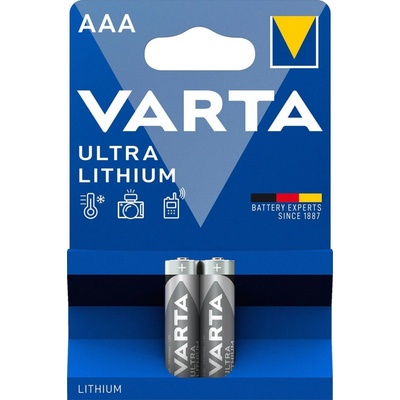 Varta Ultra Lithium 2ks AAA 6103301402