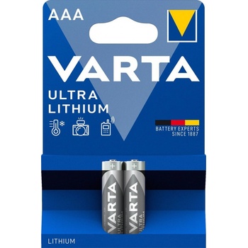 Varta Ultra Lithium 2ks AAA 6103301402