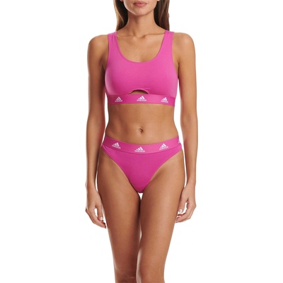 adidas Бюстие Adidas Active Comfort Cotton Scoop Bralette - Fuchsia