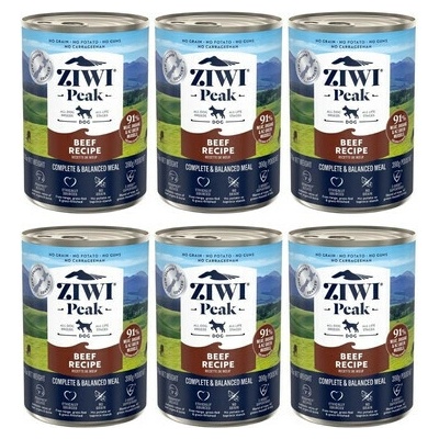 Ziwipeak Adult Dog Beef 6 x 390 g
