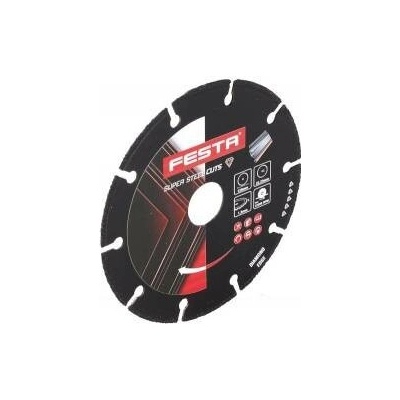 Kotouč diamantový FESTA na kov 125x1.3x22.2mm - 21306