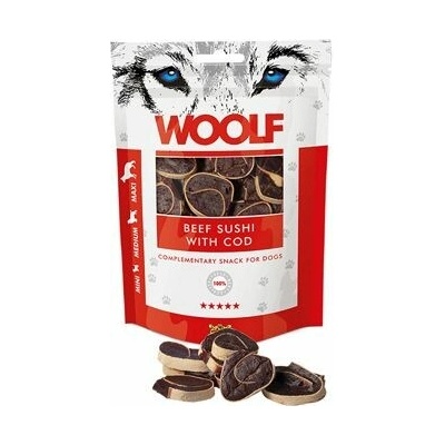 WOOLF Classic poch. Beef Sushi with Cod 100 g