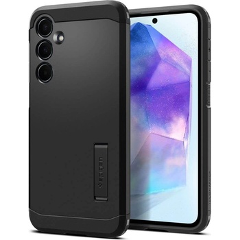 Spigen Противоударен Хибриден Калъф за Samsung A55, Spigen Tough Armor Case, Черен (ACS07530)