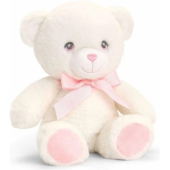 Image 1 of Keel Toys Плюшена играчка Keel Toys Keeleco - Мече с панделка, 20 cm, розово (SE1425_pink)
