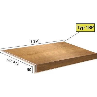 Karndean International Ecoline Step - 1 BP schod bez nosu 9552 Dub medový