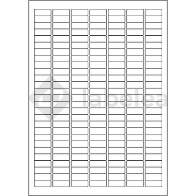 Labelea Samolepiace etikety 25,4x10 mm biele papierové, na hárku A4, pre laserovú a atramentovú tlač, Farba etikiet Biela, Počet hárkov v balení 1000 EPM025010W189J