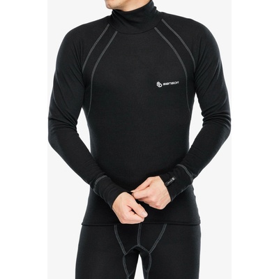 Sensor Double Face Turtleneck Tee LS black