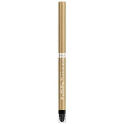 Infaillible Grip 36H Gel Automatic Eye Liner дълготрайна гел очна линия 1.2 g нюанс 014 Soft Gold