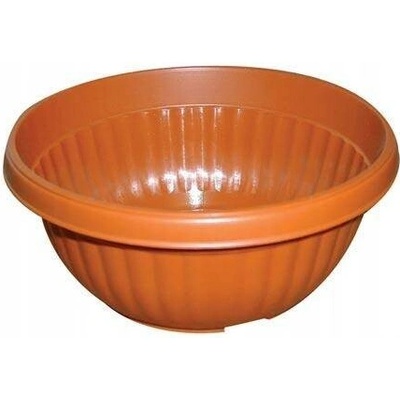 Plastkon Květináč plast oranžový 50 x 50 x 50 cm