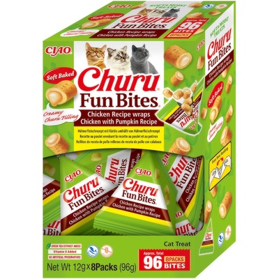 Churu Cat BOX Fun Bites Chicken wraps Chick & Pumpk 8 x 12 g