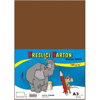 Stepa Kresliaci kartón A3 50ks 180g hnedý