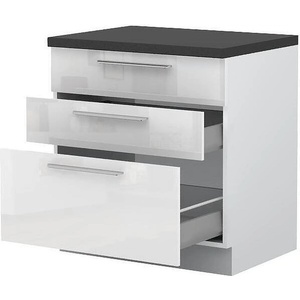  Долен кухненски шкаф с чекмеджета Riva R-80-3MBOX/2