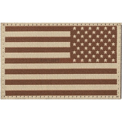 Clawgear Nášivka Clawgear vlajka USA, orientace vpravo, Desert
