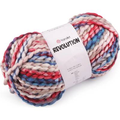 Pletací příze Revolution 150 g Varianta: 10 (1621) modrá červená, Balení: 1 ks 54498/136396/268183